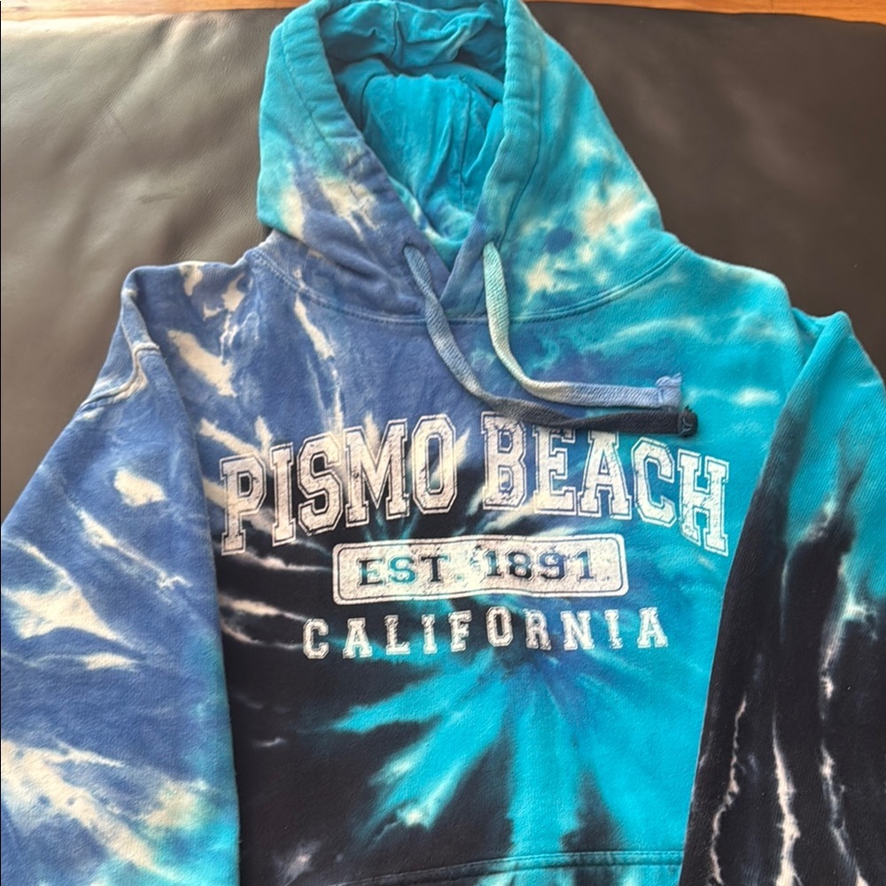 Tie-Dye Hoodie - Blue